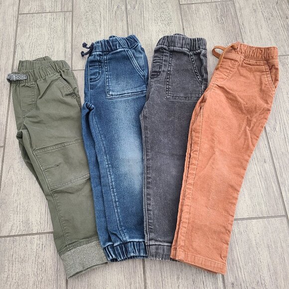 Cat & Jack Other - Cat & Jack Toddler Boys Jogger & Pants Bundle of 4 Size 3T